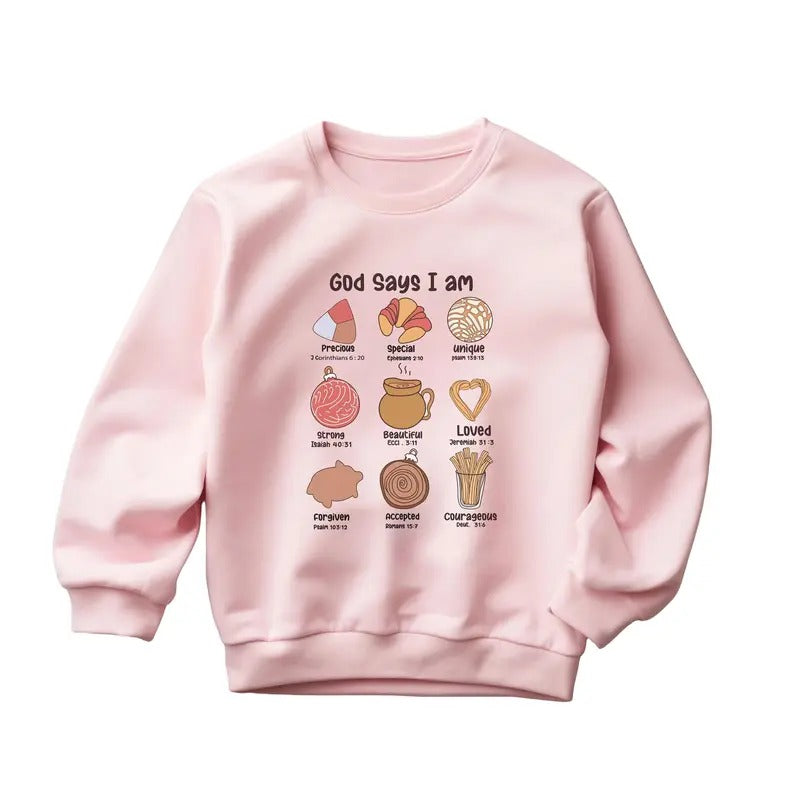 Spanish amor dios bible verse Sweatshirt, gift for Mexican mom Latina sweater, Conchas Cafe Shirt, Christian Church Tee, Pan dulce Classic Collar