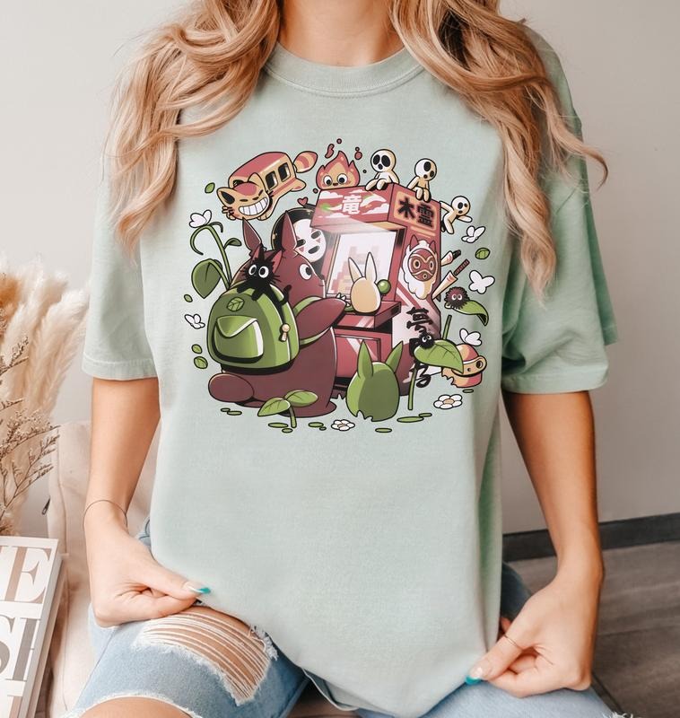 Spirited Away Shirt, Chihiro Shirt, Haku Shirt, No Face Shirt, Spirited Away Shirt, Studio Ghibli Shirt