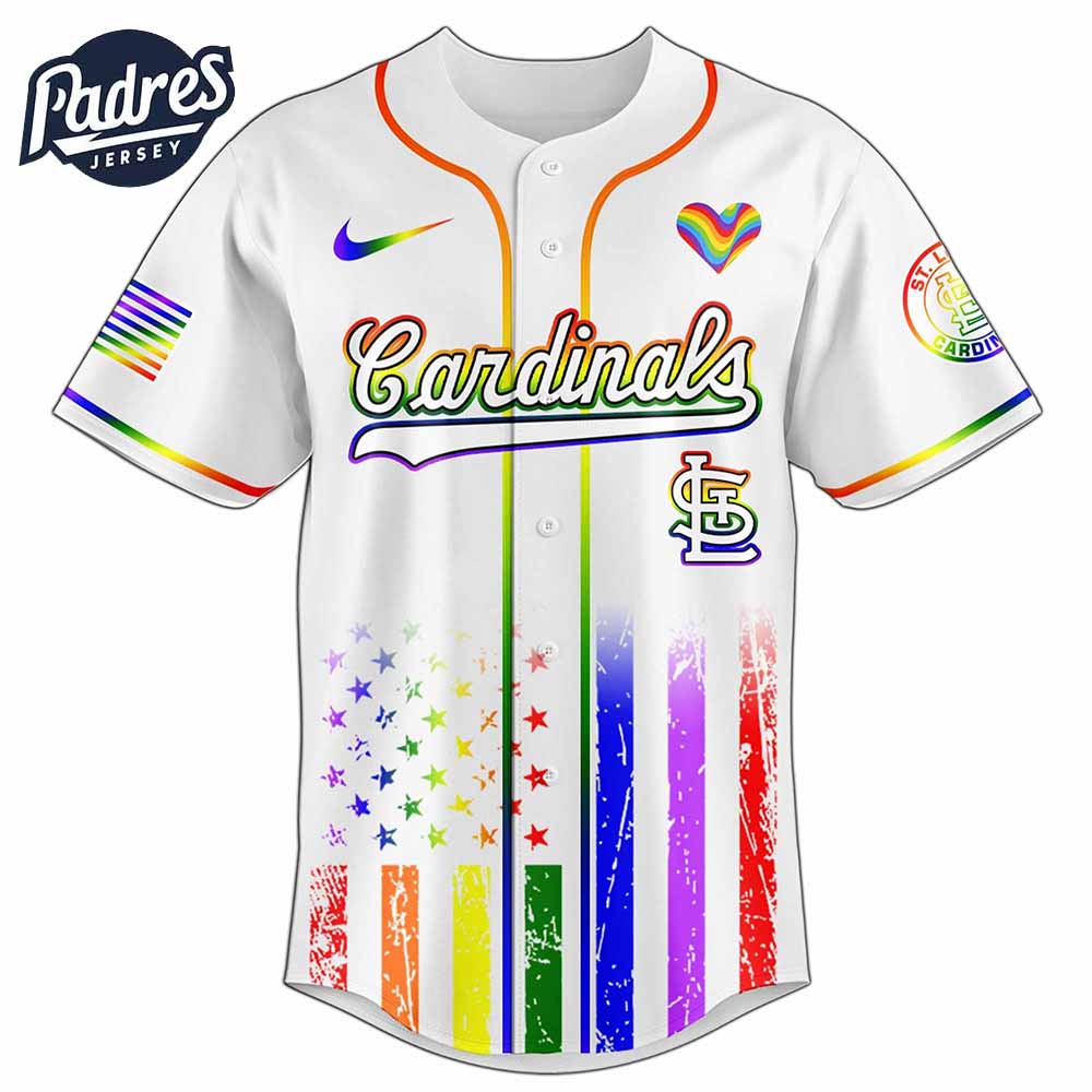 St Louis Cardinals MLB x Happy Pride Month Baseball Jersey - Padres Jersey Oasis: Elevate Your Baseball Style Game
