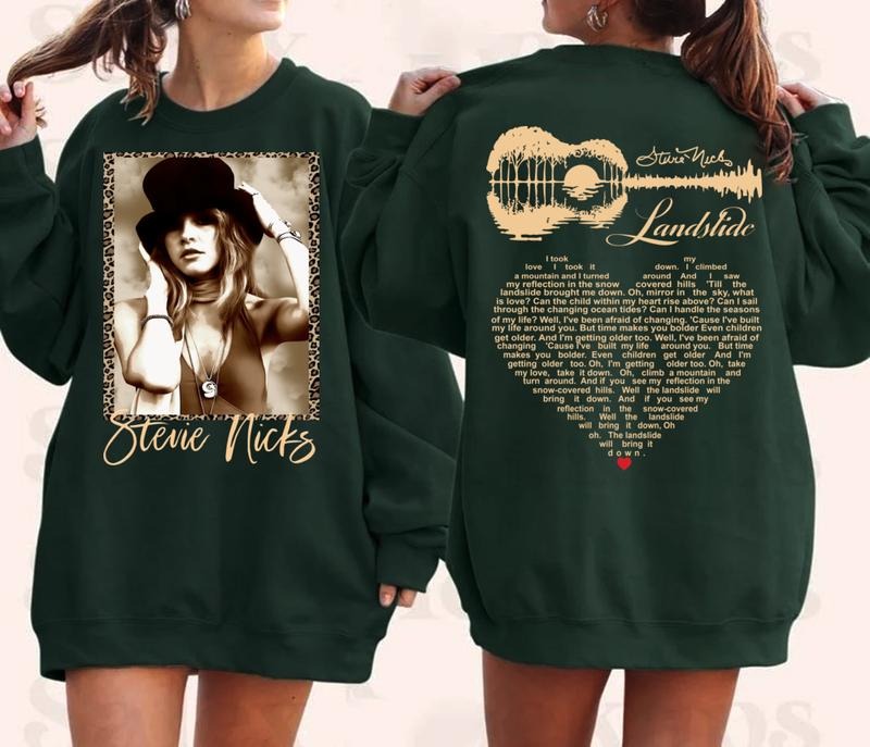 Stevie Nicks Landslide 2 sides shirt, Stevie Nicks Shirt