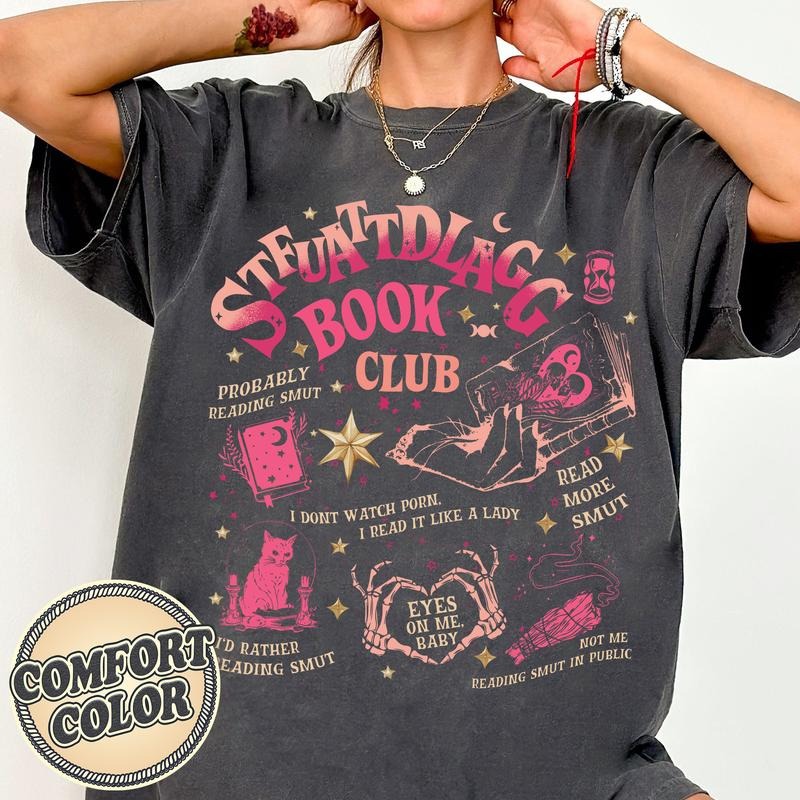 Stfuattdlagg Book Club Comfort Color Shirt, Stfuattdlagg Book Club, Stfuattdlagg Shirt, Spicy Book Club Shirt, Stuff For Book Lovers