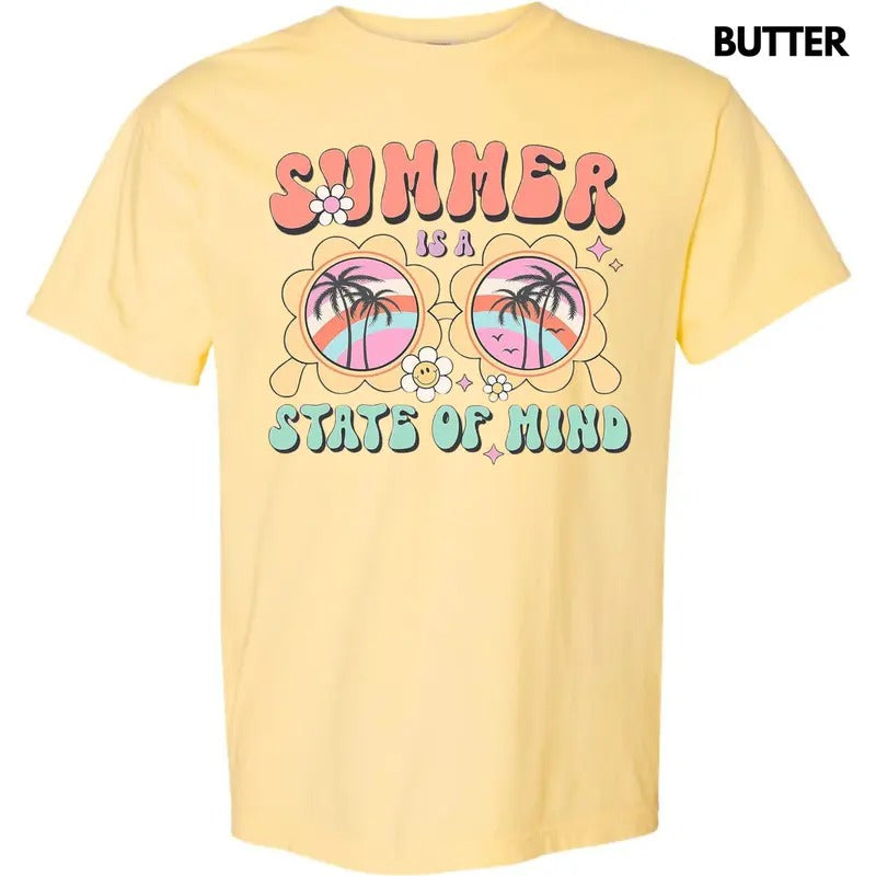 Summer State Of Mind Comfort Colors T-Shirt