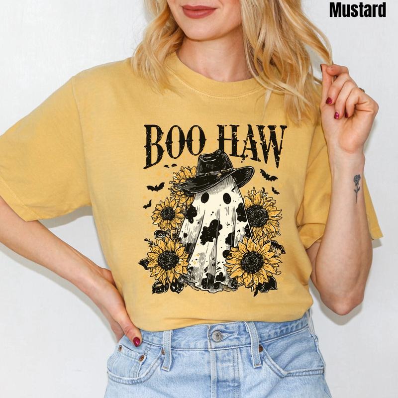 Sunflower Boo Haw Comfort Colors T-Shirt 'NLB'