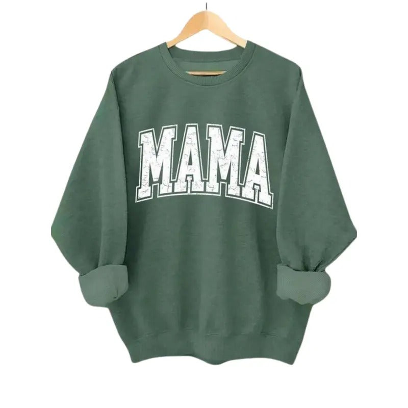Mama T-shirt/Sweatshirt, Christmas Gifts For Mother, 100% Cotton, Classic Fit, Graphic Design Womenswear Check