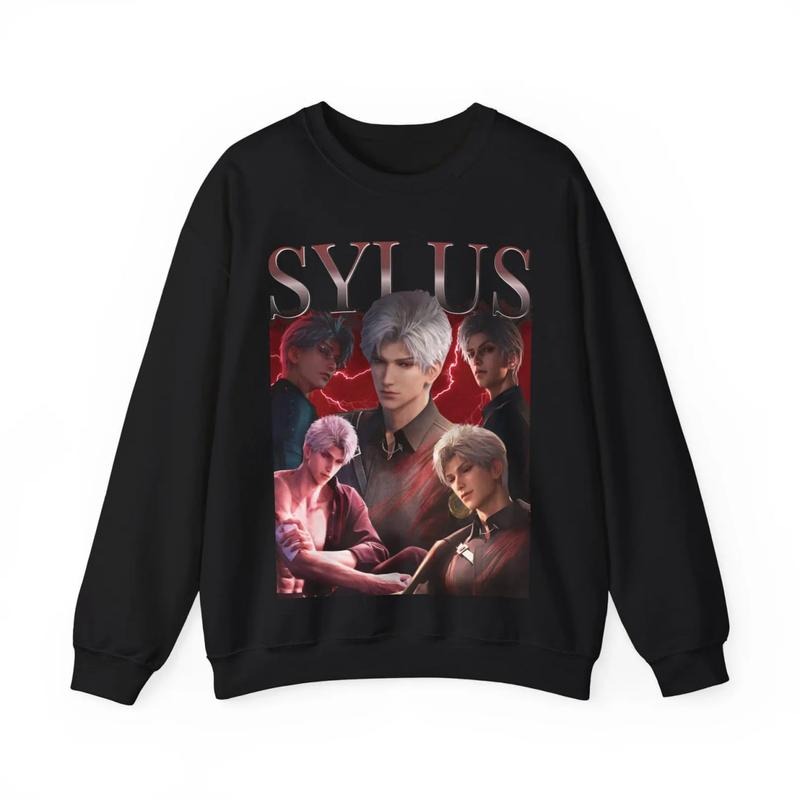 Sylus Love and Deepspace Sweatshirt, Sylus T-shirts, Zayne Love and deepspace, lads merch, zayne,xavier,rafayel,otome game, anime sweatshirtstyle{n002}2
