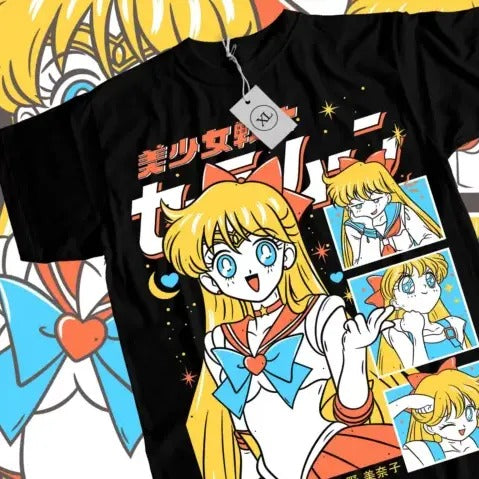 T-Shirt Graphic Shirt 90s Anime Harajuku Aesthetic Otaku new Shirt All Size