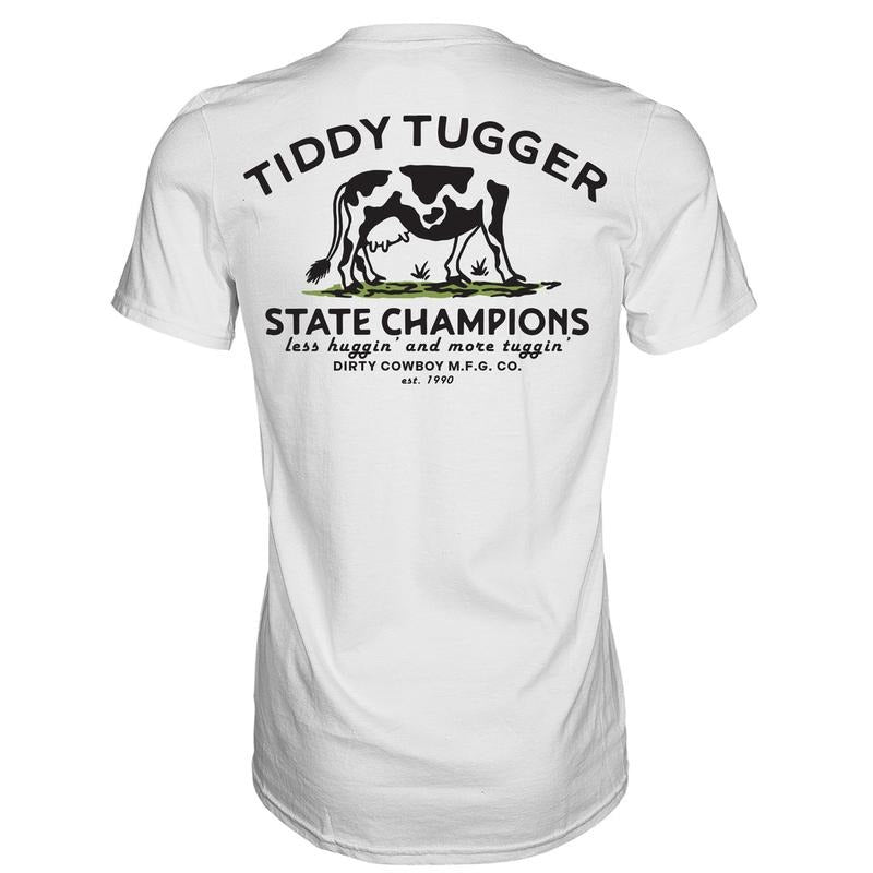 TIDDY TUGGER 1990 STATE CHAMPIONS MEN'S T-SHIRT, funny meme shirt