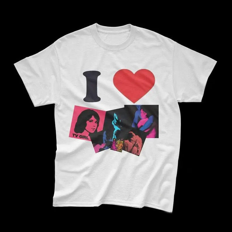 TV Girl T-Shirt - Unisex Indie Music Band Merch - Music Apparel Shirt - TV Girl Albums Tee, Gift For Him, Gift For Her, I love T-Shirt