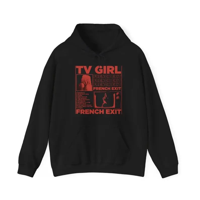 TV Girl, TV Girl French Exit Hoodie, TV Girl Artist Hoodie, Tv Girl Merch, Tv Girl Tour Hoodie, Music Hoodie