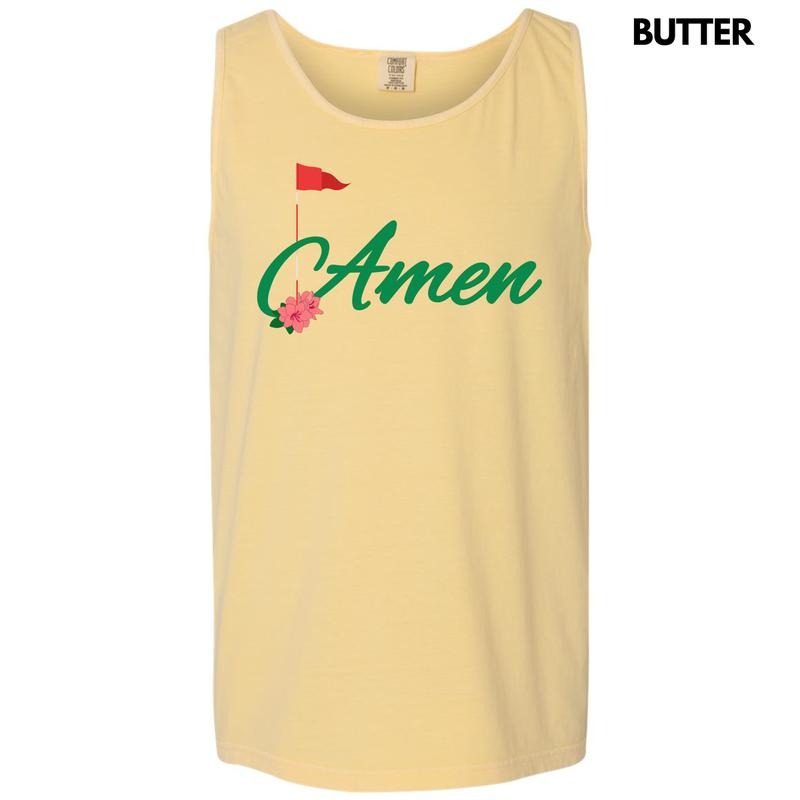 Tank Top - Amen Azaleas Comfort Colors Tank Top 'NLB'