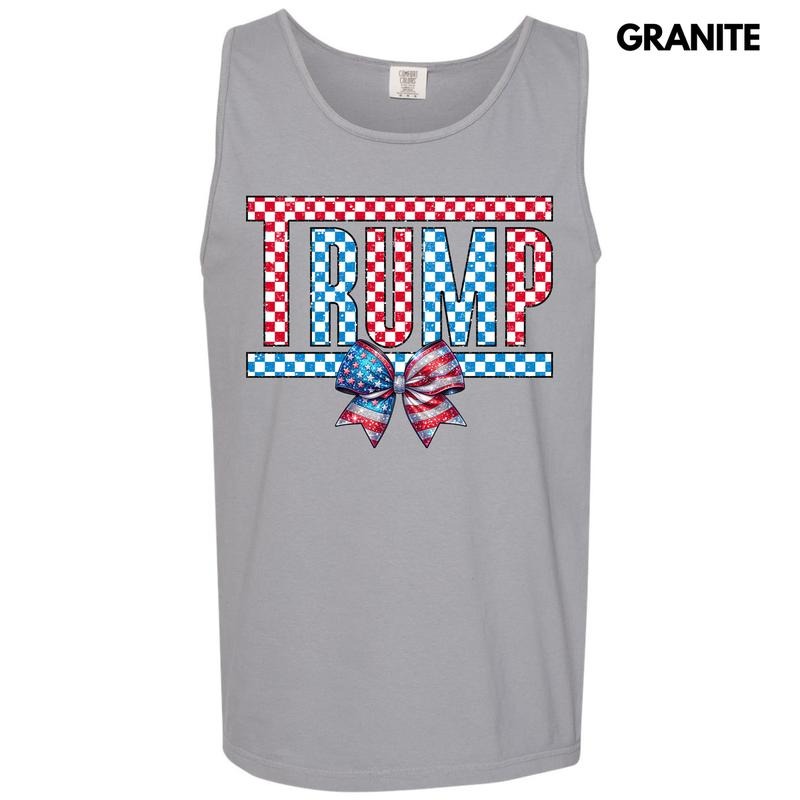 Tank Top - Checkered TRUMP Comfort Colors Tank Top 'NLB'