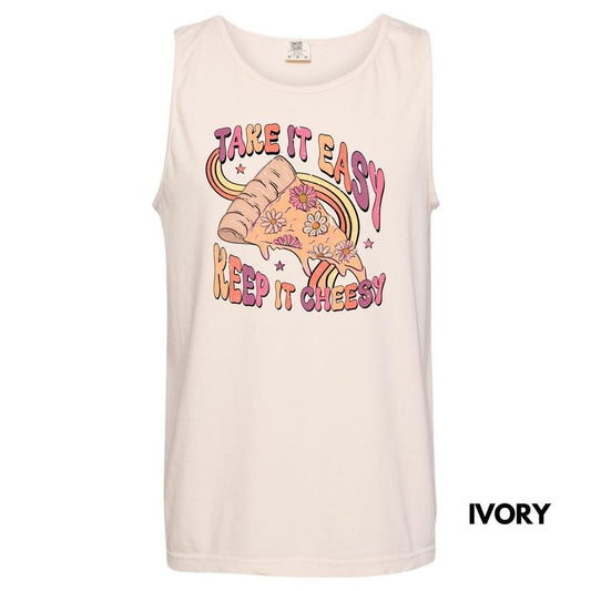 Tank Top - Keep It Cheesy Comfort Colors Tank Top 'NLB'