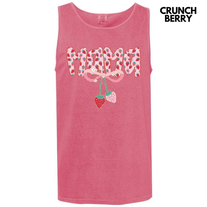Tank Top - Mama Strawberry Coquette Comfort Colors Tank Top 'NLB'