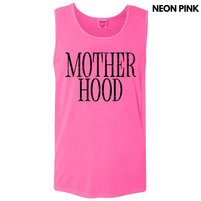 Tank Top - Mother Hood Black Comfort Colors Tank Top 'NLB'