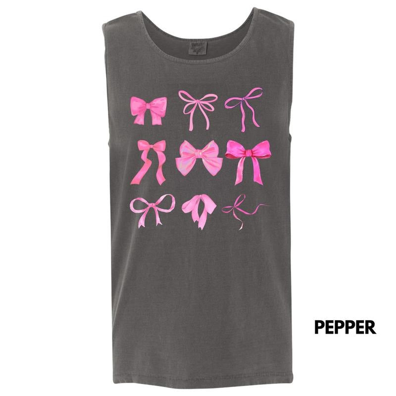 Tank Top - The Bow Girl Comfort Colors Tank Top 'NLB'
