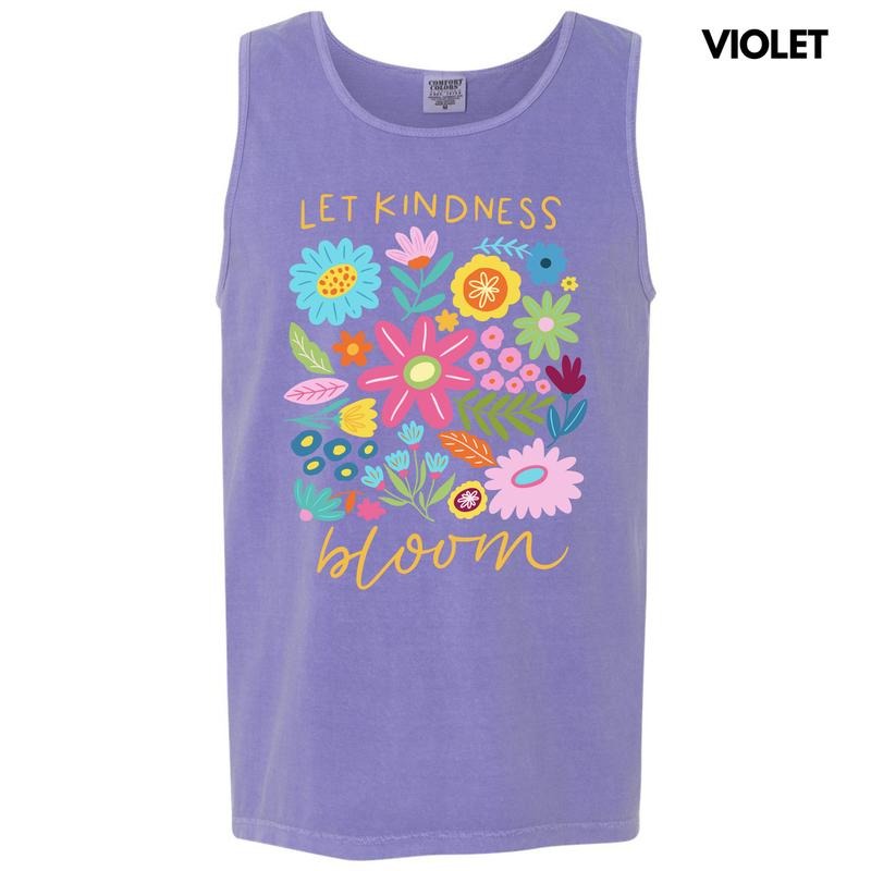 Tank Top -Let Kindness Bloom Comfort Colors Tank Top 'NLB'
