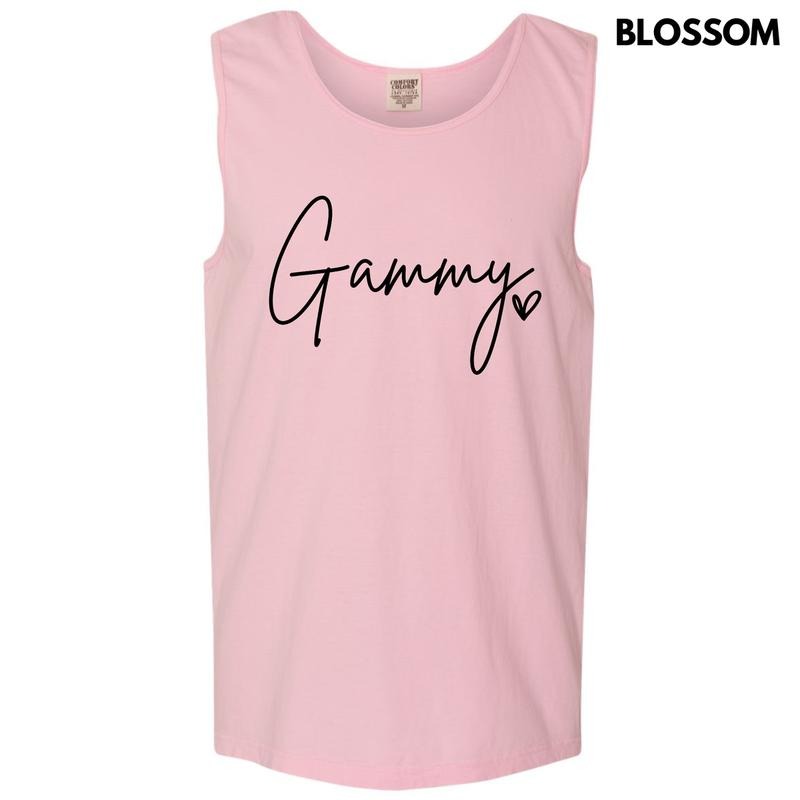 Tank Top -Script Gammy Comfort Colors Tank Top 'NLB'