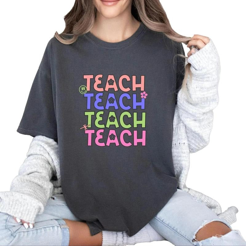 Teach Comfort colors Tee shirt