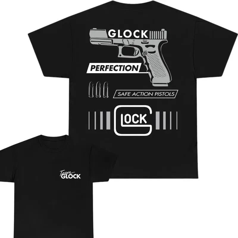 Team Glock T-shirt, Perfection Safe Action Shirt, In Glock We Trust Shirt, Glock Shirt, , Sarcastic Graphic Tee, Unisex Classic Cotton Tee, For Men, For Women