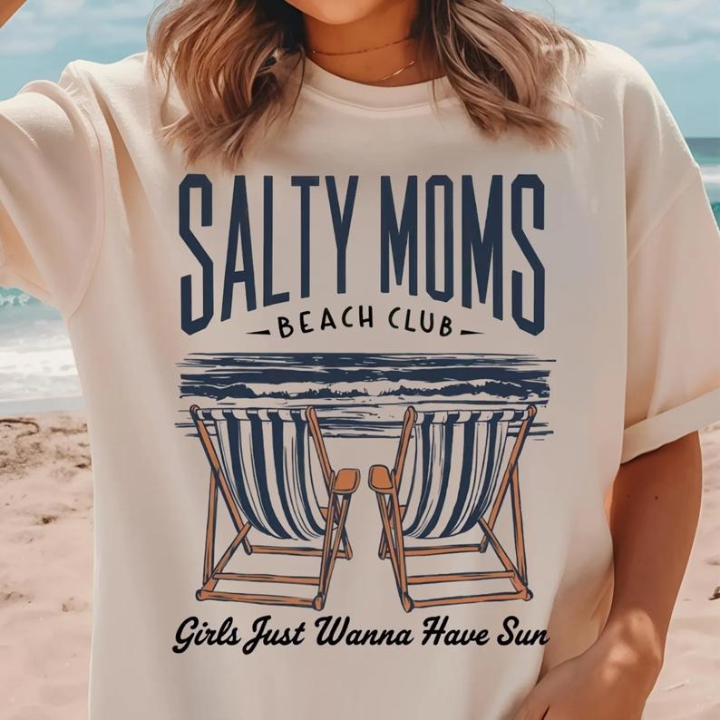 The Beach Club Shirt, Trendy Summer, Aesthetic Beach Shirt, Retro Beach Girl, Funny Sarcastic Mom, Mother's Day