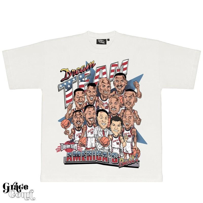 The Dream Team Tee | Vintage Tee Graphic T-Shirt Sweatshirt Hoodie | Sport Tee - Gift For Fan