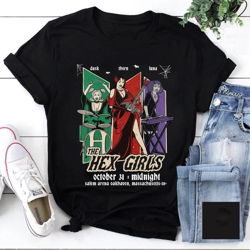 The Hex Girls Shirt Tour Rock Band Sweatshirt Classic Vintage T-Shirt, The Hex Girls Rock Band Music Shirt, Hex Girls Shirt, Hex Girls Songs Top Womenswear Underwear Lady