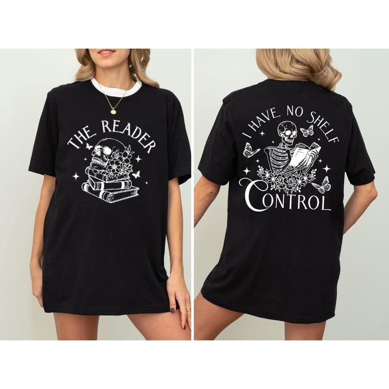 The Reader Shirt, Skeleton Reading Sweatshirt, Booktrovert Tee, Funny Book Skeleton Shirt, Book Lover tee, Vintage Book Sublimation, Vintage Bookish