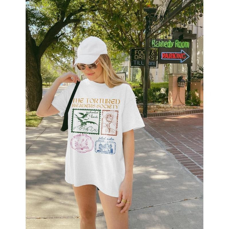 The Tortured Readers Society Shirt Fated Mates Shirt Booktok Merch Alls Fair in Love Shirt Book Lover Gift Born To Read Shirt Bookish Shirtstyle{n002}2