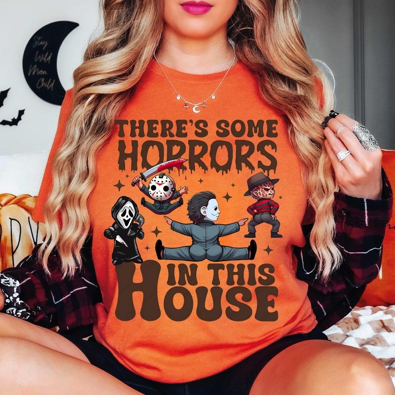 There's S0me Horrors In This House Shirt Dance, Funny Horror Shirt, Halloween 2024 Shirt