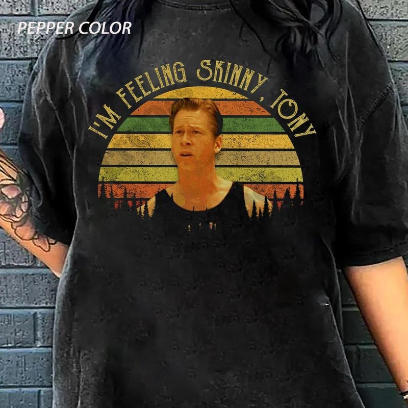 Tom Hodges I'm Feeling Skinny Tony Vintage T-Shirt, Movies Quote Unisex TShirt, Heavyweights Movie Inspired, Funny Movie Shirt, 90s Nostalgia Films, Movie Inspired Shirts, memorabilia 1990s, Dad Tee