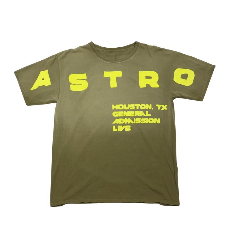 Travis Scott Flaming TV Tee Brown