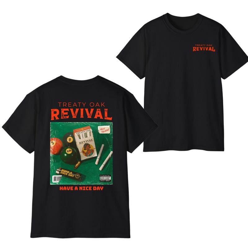 Treaty Oak Revival T-Shirt - 2-Sided Band Merch Tee - Comfort Colors or Gildan - Menswear Streetwear Top
