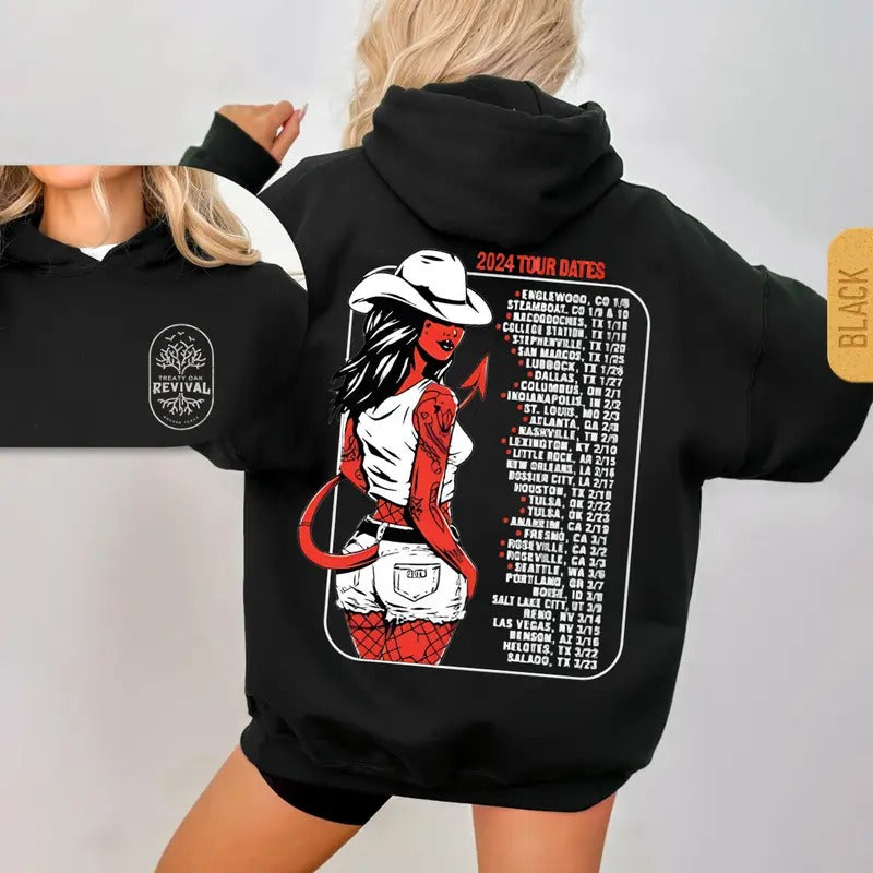 Treaty Oak Revival Tour T-Shirt, Sweatshirt, Hoodie 2 Sided Printed, Treaty Oak Revival Hoodie For Men And Women, Trendy Treaty Oak Revival Shirt