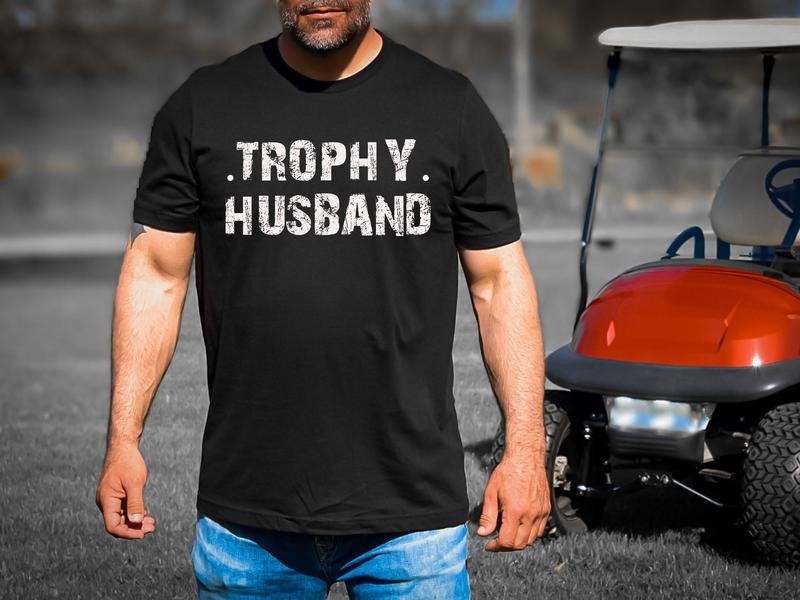 Trophy Husband Shirt, Gift For Him, Funny Husband Shirt, Gift From Wife, Anniversary Gift, Gift For Husband, Unisex Short Sleeve Tee, Crewneck Top Menswear Sport