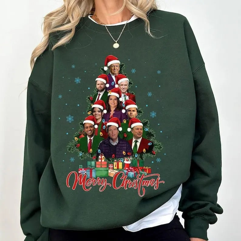 Trump Supporter Christmas Sweatshirt, Christmas Republican Sweater, Trump I'll Be Home for Christmas Sweatshirt, Santa Trump Shirt