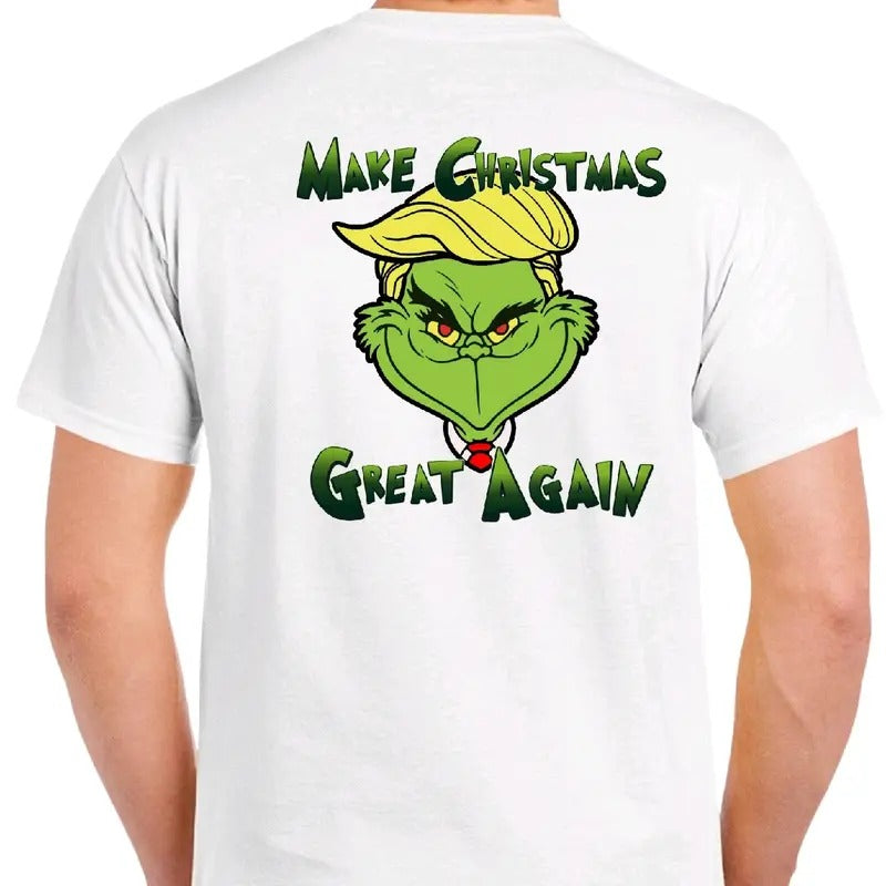 Trump T-Shirt - Making Christmas Great Again - Funny Tee men - unisex - 100% Cotton - Top