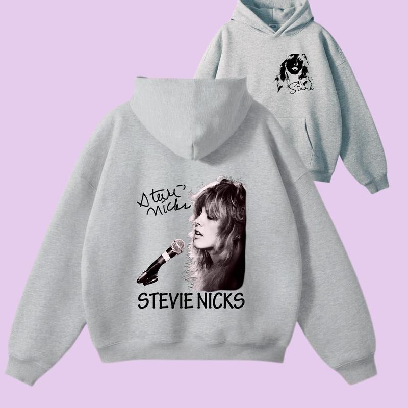 Stevie Nicks Hoodie/Sweatshirt/Tshirt 2 SIDES, Stevie Nicks Inspired Shirt, Vintage Stevie Nicks Shirt, Stevie Nicks Concert Tee, Vintage t shirt