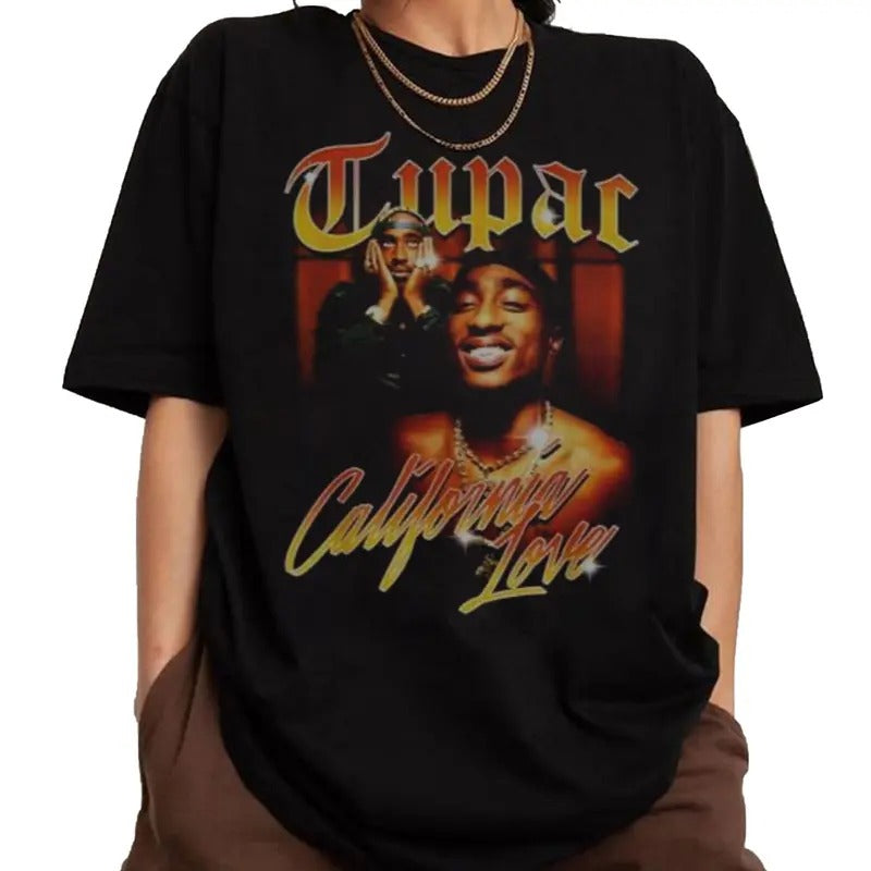 Tupac Love Vintage California Shirt, 2pac Shirt, Tupac Shakur Shirt, Tupac All Eyez On Me Shirt, Rapper Merch, 1990s Vintage Retro Unisex Shirt, Vintage 90s Bootleg Style T-shirt, Hip Hop Legends Shirt