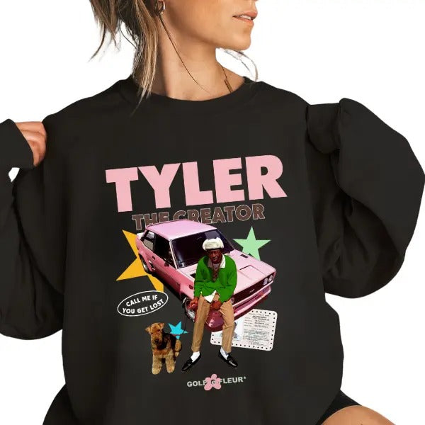 Tyler The Creator T-Shirt Sweatshirt Hoodie, Call Me If You Get Lost Album, Vintage Rap Fans Top, Rapper, Hip Hop, Music Concert Tee, Trending Clothes, High Quality, Gift For Fan, Streetwear