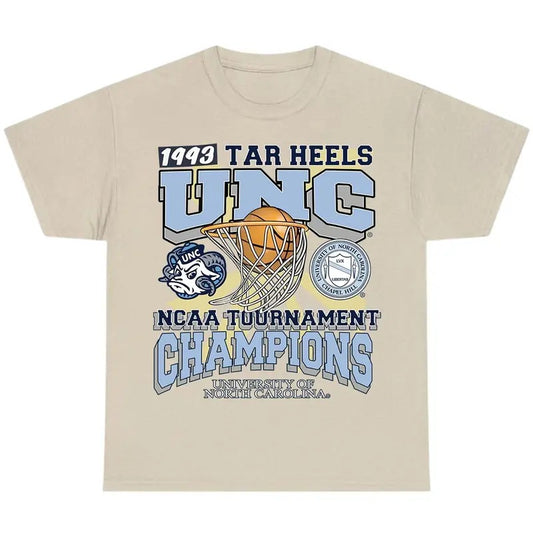 UNC Men Shirt 1993 TAR Heels UNC Champions T-Shir, Men's Tshirt, Men's Clothes