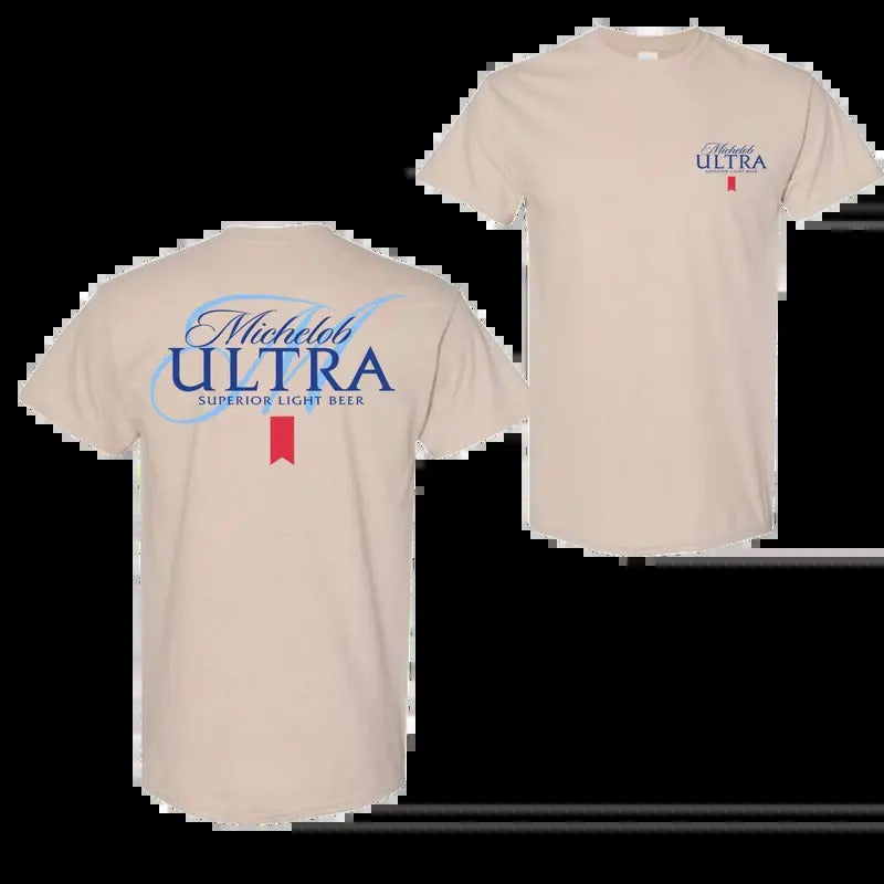 Ultra Light Beer Tshirt, Michelob Ultra Tee for Men For Women Classic Cotton Menswear Top Menswear Top Casual Soft