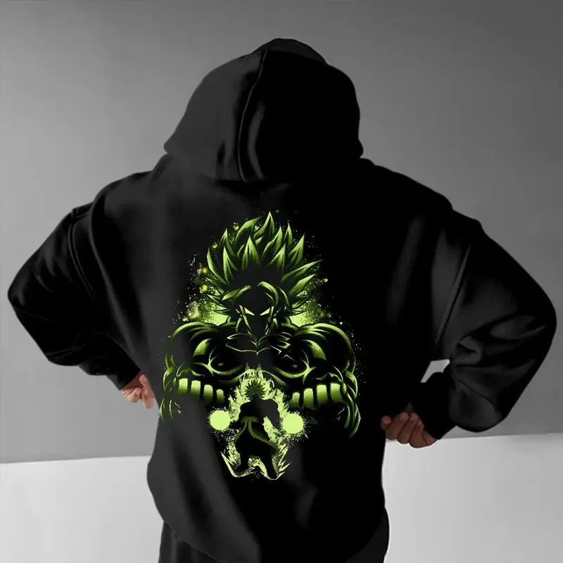 Unisex Anime BROLY Print Hoodie, Manga Hoodie For Men, Best Anime Hoodie, Gift For Anime Lovers, Anime Printed Shirt, Dragon Ball Gift For Fans, Gift For Him, Gift For Her