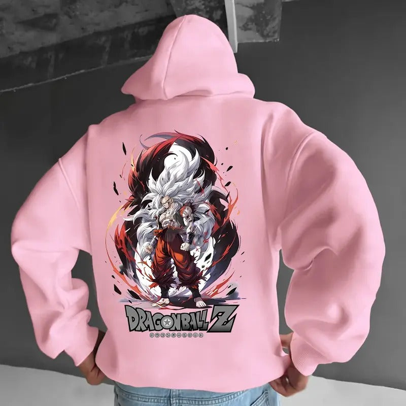 Unisex Anime Print Hoodie, Manga Hoodie For Men, Best Anime Hoodie, Gift For Anime Lovers, Anime Printed Shirt, DB Gift For Fans, Gift For Him, Gift For Her