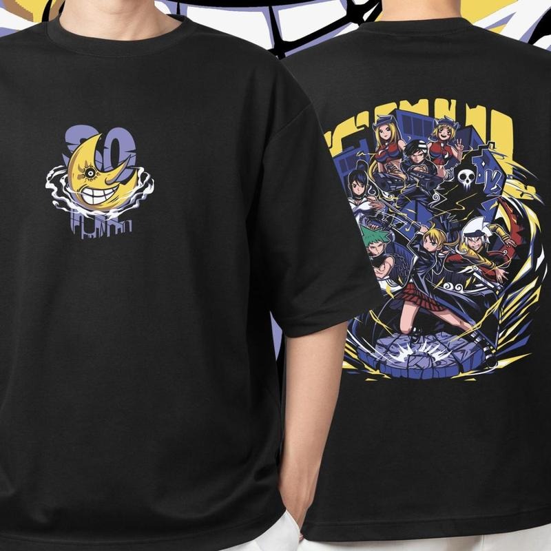 Unisex Art Soul Eater Hand Drawn Shirt Tees Shirt, Perfect Fit, Ultimate Comfort, Wardrobe Staple, For Any Season