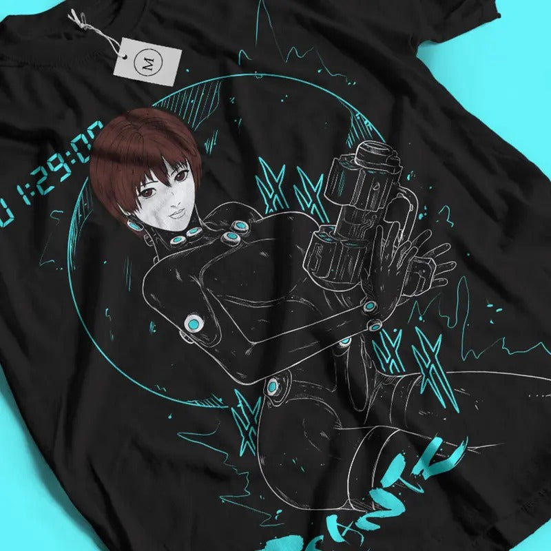 Unisex Gantz Vintage Anime Woman T-Shirt, Manga Waifu Shirt Manga Shirt, Japanese Anime