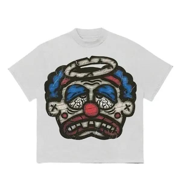 Unisex Men's Vintage No Halo Print Graphic Cotton T-Shirt