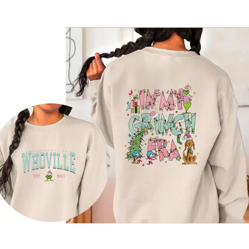 University Vintage Style Sweatshirt, Classic Holiday Shirt,Retro Christmas Sweater