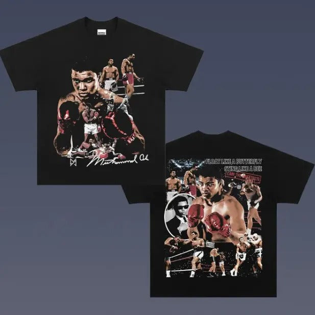 VINTAGE TEE | ALI TEE, Double Sided Prints Vintage T-Shirt, Boxing Shirt, UFC Shirt,  Vintage Graphic Tee, Unisex T-Shirt, Gift All Top Menswear