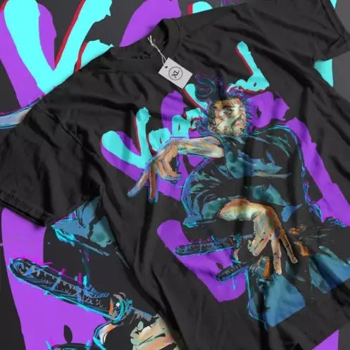 Vagabond T-Shirt Musashi Miyamoto Matahachi Honiden Anime Manga Shirt All Sizestyle{n002}2