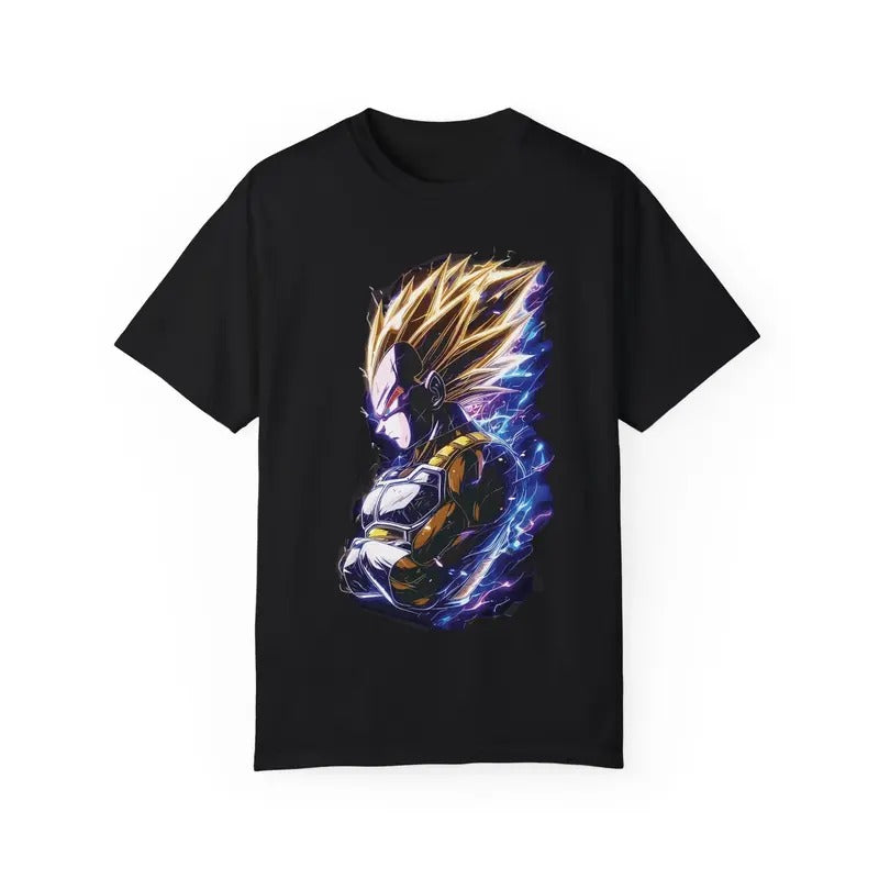 Vegeta Graphic T-Shirt, Dragon Ball Z Vegeta Shirt, Super Saiyan Vegeta T-Shirt, Dragon Ball Merch, Anime Shirt, Unisex T-Shirt, Gift for Anime Fans